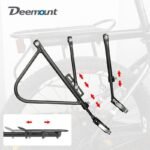 Deemount Heavy Duty Bicycle Luggage Carrier Rear Cargo Rack Stand 24-29'' Bike Trunk 100 KGS Load Fit 4.0 ‘’ Fat Bike Tire - Image 7