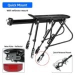 Deemount Heavy Duty Bicycle Luggage Carrier Rear Cargo Rack Stand 24-29'' Bike Trunk 100 KGS Load Fit 4.0 ‘’ Fat Bike Tire - Image 6
