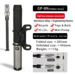 Giyo Portable Bicycle Pump - Image 12