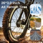 GUNAI GN68 2000W Dual Motor Electric Bike - Image 12